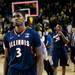 Illinois Brandon Paul walks off the court after losing to Michigan 71-58 on Sunday, Feb. 24. Daniel Brenner I AnnArbor.com